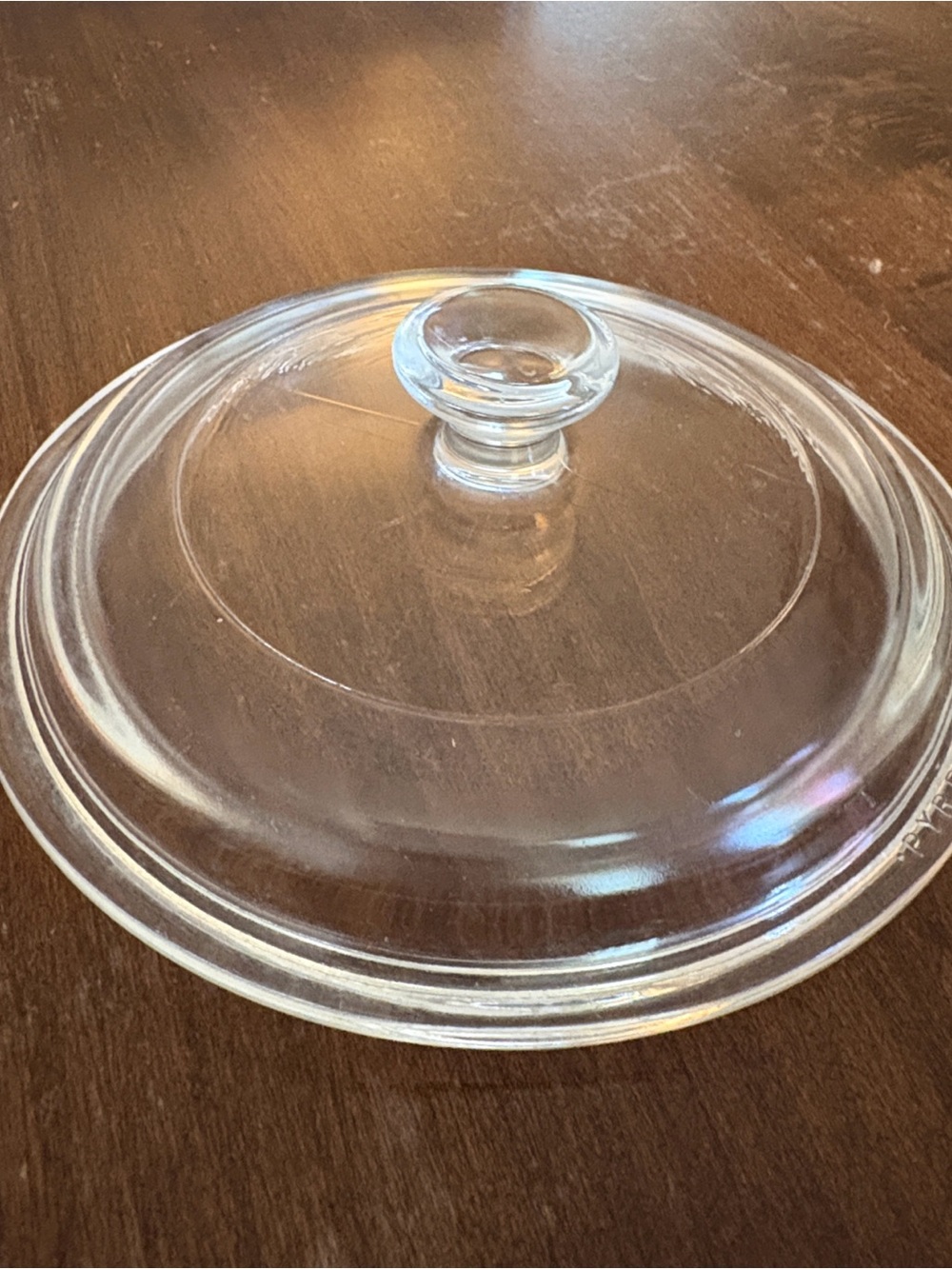 PYREX P81C Replacement 6” Round Clear Glass Lid